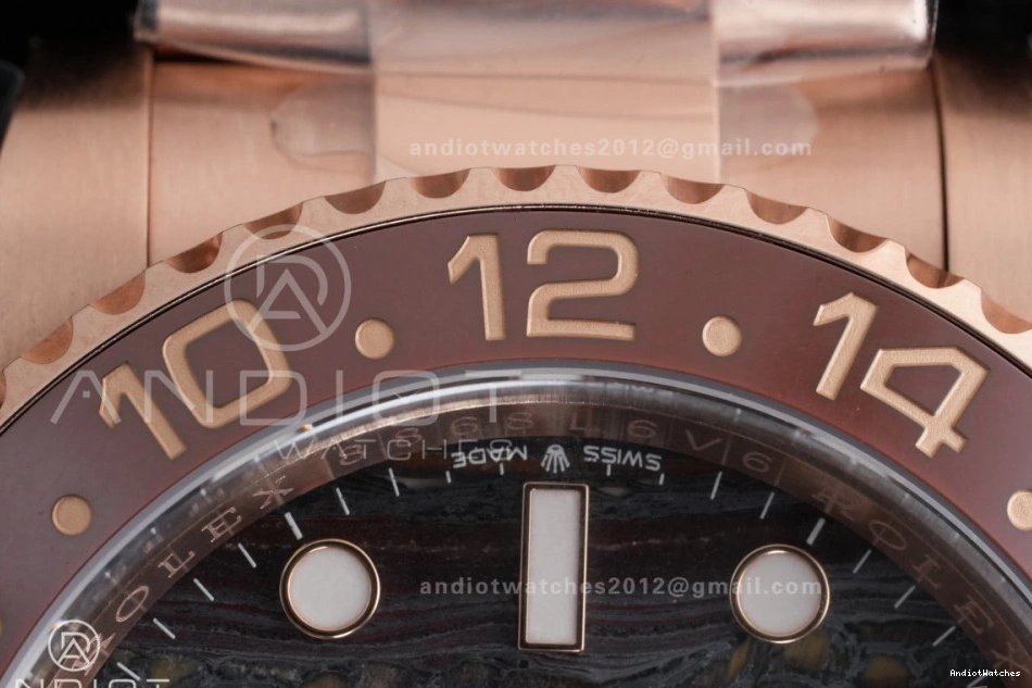 on Iron Oyster GMT 126715 Best Edition RG CHNR Tiger Durable ARF Dial II Bracelet Master Sh 861 0505